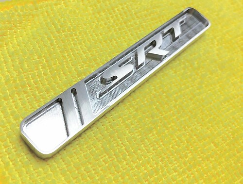 STR-Logo Aluminium Universalemblem für Dodge Charger 2015-2026_1