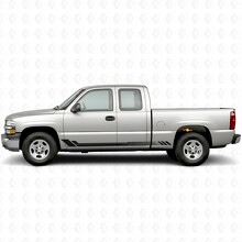 Waben-Türen- & Seitenschweller-Vinylstreifen für Chevrolet Silverado 1500 GMT800 1999-2007_2