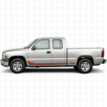 Waben-Türen- & Seitenschweller-Vinylstreifen für Chevrolet Silverado 1500 GMT800 1999-2007_4