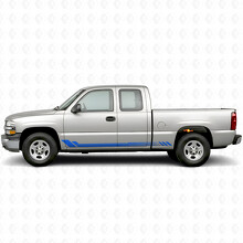 Waben-Türen- & Seitenschweller-Vinylstreifen für Chevrolet Silverado 1500 GMT800 1999-2007_5
