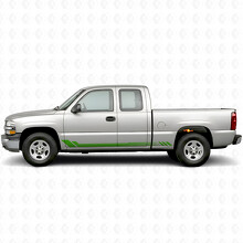 Waben-Türen- & Seitenschweller-Vinylstreifen für Chevrolet Silverado 1500 GMT800 1999-2007_6