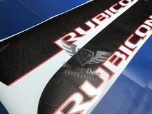 Paar Topografische Karte Jeep WRANGLER JK UNLIMITED RUBICON RECON Aufkleber Aufkleber
 3