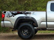 TRD 4x4 Compass Mountain Seitenwand-Vinylaufkleber-Set für Toyota Tacoma_2
