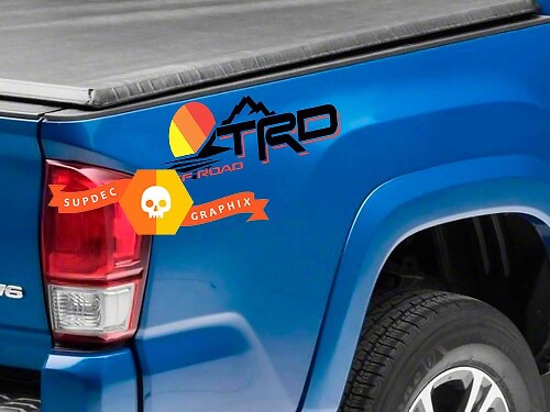 TRD Vintage Seitenaufkleber aus Vinyl für Toyota Tundra