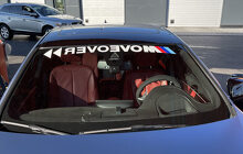Move Over M-Style Windschutzscheiben-Banner Vinyl-Aufkleber für BMW G/F/E Serie_3