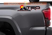 Paar TRD Off Road Mountains mit Colorado State Flag Sunset Shadows Sun Sunset für Toyota Tacoma Tundra FJ Cruiser
 2