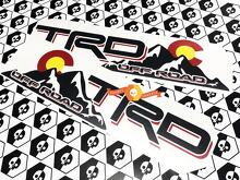 TRD Colorado-Flaggen-Stil Bettseiten-Vinylaufkleber für Toyota Tacoma_3
