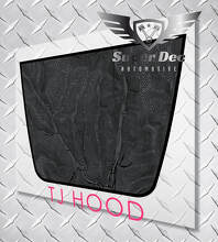 Blackout Topographische Karte Vinyl Motorhaubenaufkleber für Jeep Wrangler und Gladiator_2