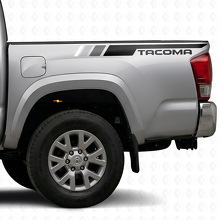 Vintage TRD Style Seitenstreifen Vinyl Aufkleber Set für Toyota Tacoma_2