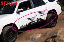 Berge Landschaft Seiten-Vinylaufkleber für Toyota 4Runner 2009-2024_3