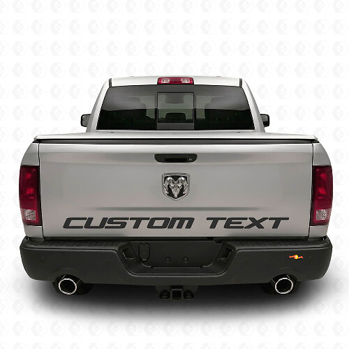 Individueller Vinylaufkleber für Seiten und Heckklappe des Dodge Ram Power Wagon