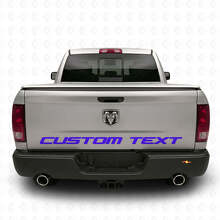 Benutzerdefinierter Text Seiten- und Heckklappen-Vinylaufkleber für Dodge Ram Power Wagon_2