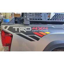 Vintage Old Style Stripes TRD 4x4 PRO Sport Off Road Bed Side Vinyl Aufkleber Aufkleber passend für Tacoma 13-24 oder Tundra 13-24
 4