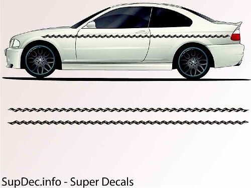 Vinyl Auto Body Graphics AUSSEN AUSSEN Decal Aufkleber B795
