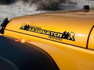 Sasquatch Mountains Motorhaubenaufkleber für Jeep Wrangler Jl JK TJ YJ Motorhauben
