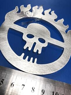 Mad Max Fury Road Metal Aluminium Badge Emblem Aluminium
