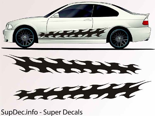 Vinyl Auto Body Graphics EXTERIEUR OUTSIDE Decal sticker B796