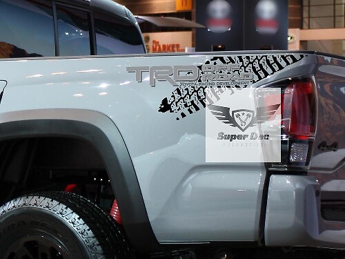 TRD Offroad mit Reifenprofil Seitenwand Vinyl-Aufkleber für Toyota Tundra