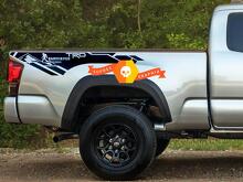 TRD Style Sasquatch Hintere Seiten Vinylaufkleber für Toyota Tacoma 2016-2020_2
