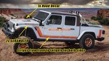 Scrambler-Kit für Jeep Gladiator Retro-Stil der alten Schule
 3