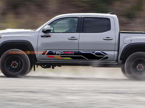 TRD-Style 4x4 Offroad Türseiten-Vinylaufkleber für Toyota Tundra