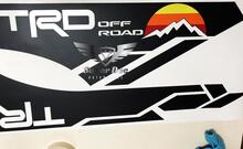 Vintage TRD 4x4 PRO Sport Off Road Side Vinyl Aufkleber Aufkleber passend für Tacoma 13–2020 oder Tundra 13–2020
 2