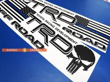 TRD-Stil USA Flaggen Punisher Schädel Vinyl-Aufkleber Kit für Toyota Tacoma Tundra FJ Cruiser_2