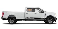 Racing Rocker Panel Stripes Vinyl-Aufkleber für Ford F-250 2020
 3