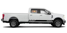 Racing Rocker Panel Stripes Vinyl-Aufkleber für Ford F-250 2020
 4