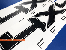 Paar 40,6 cm 4 x 4 Offroad-Vinyl-Aufkleber-Set für Ford F150
 3