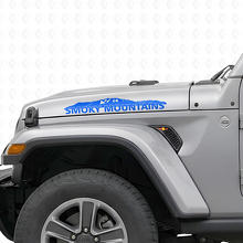 Smoky Mountains Motorhauben Vinyl-Aufkleber für Jeep Wrangler_2