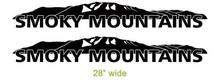 Smoky Mountains New Mountains Fensteraufkleber für Motorhaube Jeep Wrangler Rubicon Renegade Vinyl-Aufkleber
 2
