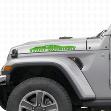 Smoky Mountains Motorhauben Vinyl-Aufkleber für Jeep Wrangler_3