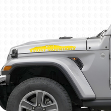 Smoky Mountains Motorhauben Vinyl-Aufkleber für Jeep Wrangler_5