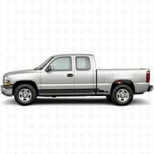 Geschichtete Lightning Tür- & Schweller Vinyl-Streifen für Chevrolet Silverado 1500 GMT800 1999-2007_2
