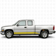 Geschichtete Lightning Tür- & Schweller Vinyl-Streifen für Chevrolet Silverado 1500 GMT800 1999-2007_3