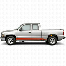Geschichtete Lightning Tür- & Schweller Vinyl-Streifen für Chevrolet Silverado 1500 GMT800 1999-2007_4