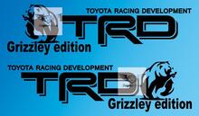 TRD Grizzley Edition Custom Toyota Racing Development Offroad Tacoma Tundra FJ Cruiser Aufkleber in allen Farben
 2