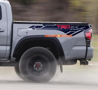Paar TRD Racing Development Seite Toyota Tacoma Vinyl Aufkleber passend für Tacoma 2013–2020 oder Tundra 2013–2020

