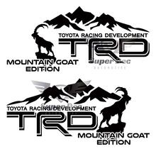 Paar TRD Mountains Goat Edition Seiten-Vinyl-Aufkleber für Toyota 4Runner Tundra Tacoma FJ Cruiser 2
 2