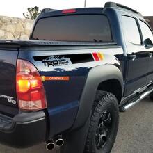 Paar TRD Off Road Sport Mountains Vintage-Streifen für Tacoma-Seiten-Vinyl-Aufkleber, passend für Toyota Tacoma 2005–2020
 2