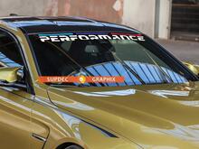 BMW M Performance neuer Windschutzscheiben-Banner-Vinyl-Aufkleber
 2