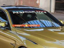 M Performance Style Windshield Banner Vinyl-Aufkleber für BMW_2