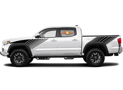 Tacoma Lines Stripes Retro Decal Sticker Graphic Side Bed Stripe Body Kit für Toyota Tacoma 2016-2020
