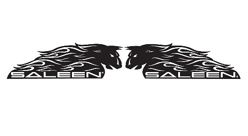 Saleen Musclecarmodell Vinyl-Aufkleber Sticker