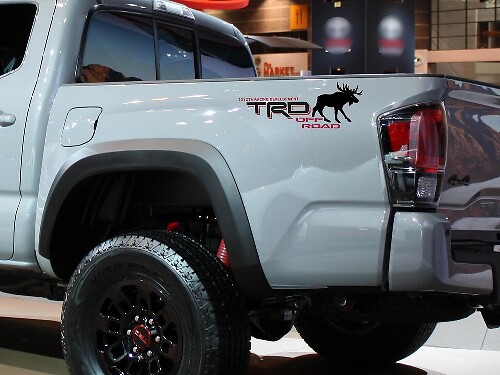 TRD Off Road Elch Seitenaufkleber aus Vinyl für Toyota Tacoma