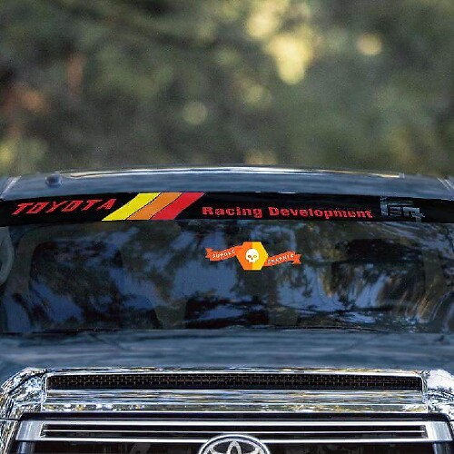 TRD Stil Vintage Windschutzscheiben Vinyl-Aufkleber für Toyota Tundra