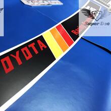 Toyota TRD TEQ Racing Development Vintage Old Style Logo Windschutzscheibenaufkleber Aufkleber Sonnenstreifen Visier Windschutzscheibenbanner für Tacoma Tundra
 2