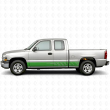 Versetzte Schlitz-Tür- & Schweller-Vinylstreifen für Chevrolet Silverado 1500 GMT800 1999-2007_6
