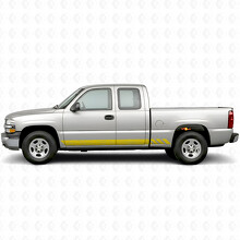 Topographische Band Tür- & Schweller Vinylstreifen für Chevrolet Silverado 1500 GMT800 1999-2007_3